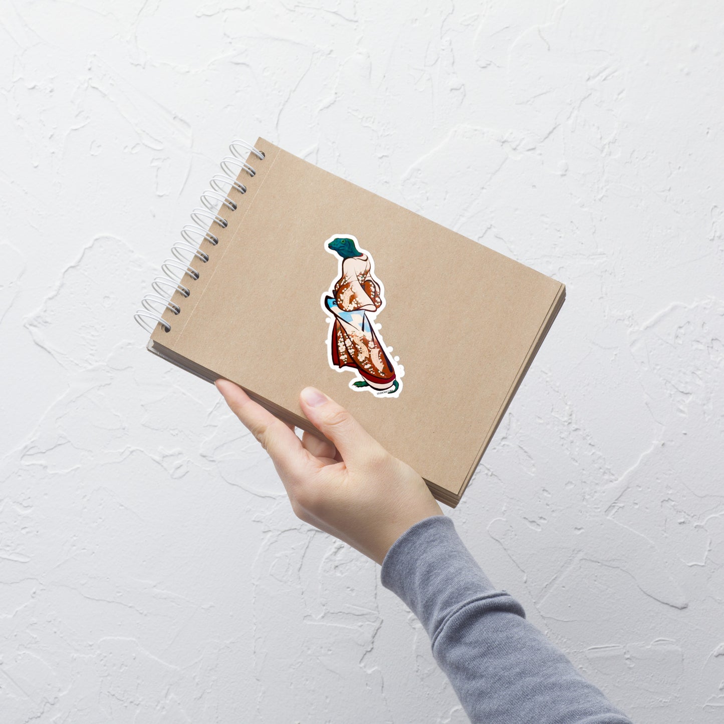 Komodo in a Kimono Sticker