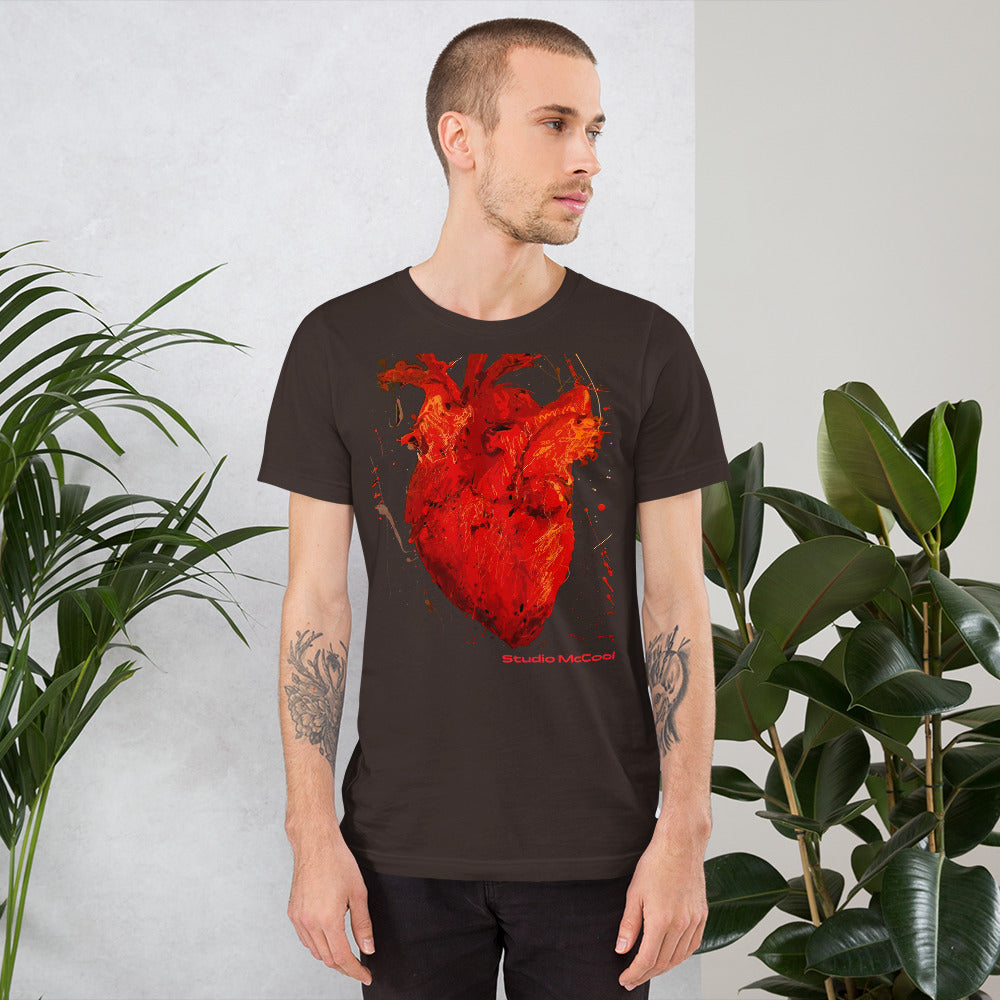 Heart Splash Unisex t-shirt