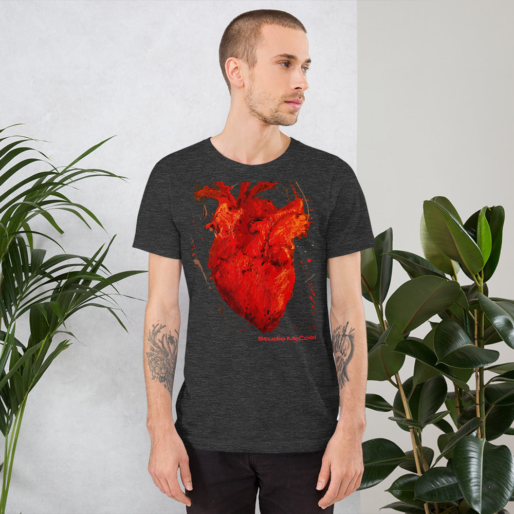 Heart Splash Unisex t-shirt