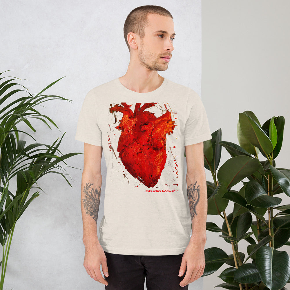 Heart Splash Unisex t-shirt