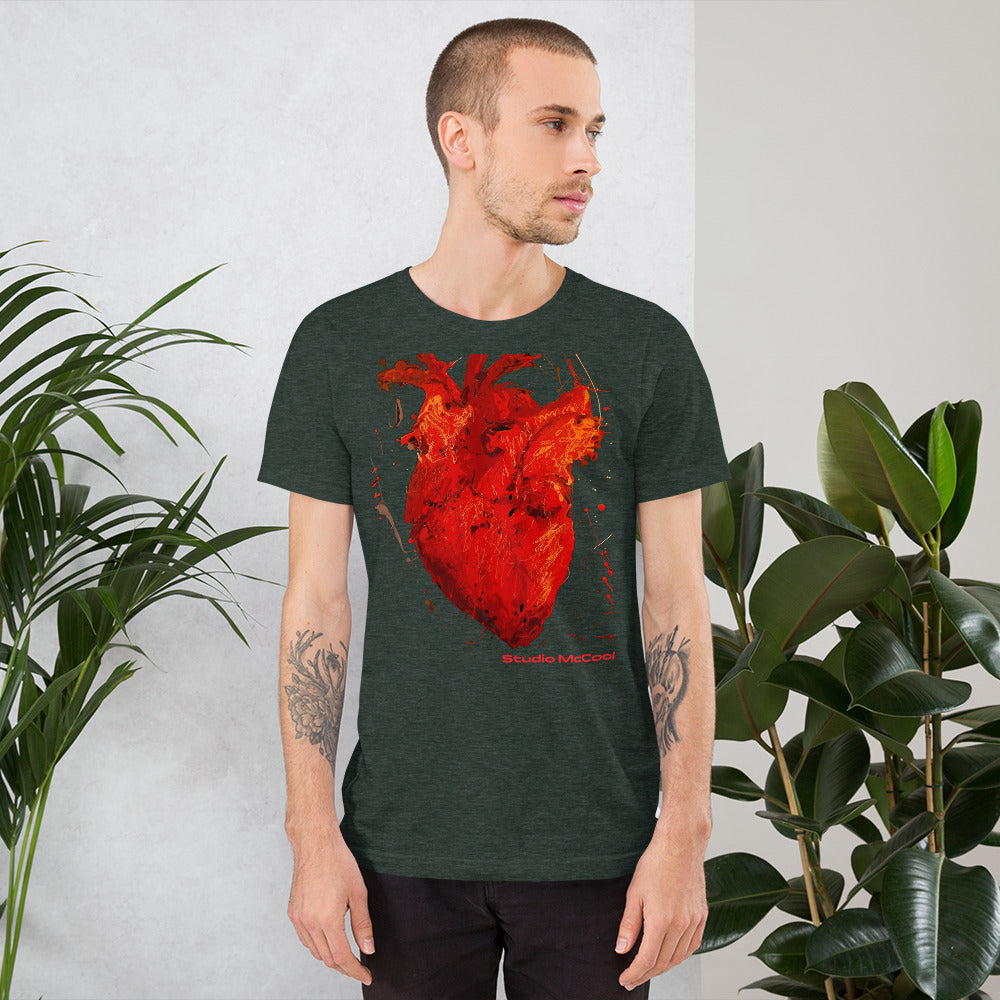 Heart Splash Unisex t-shirt