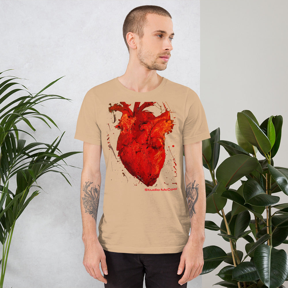 Heart Splash Unisex t-shirt