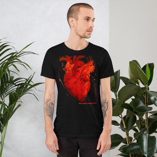 Heart Splash Unisex t-shirt